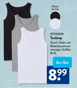 Aldi Süd UP2FASHION Tanktop 3er-Set Angebot