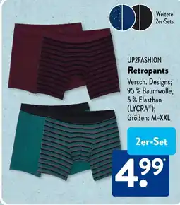 Aldi Süd UP2FASHION Retropants 2er-Set Angebot