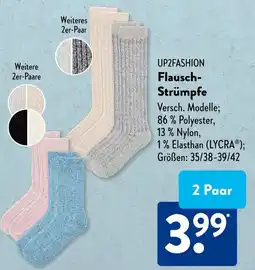 Aldi Süd UP2FASHION Flausch- Strümpfe Angebot