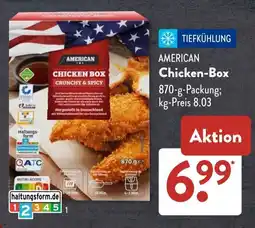 Aldi Süd AMERICAN Chicken-Box Angebot