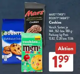 Aldi Süd MARS/TWIX/ BOUNTY/M&M'S Cookies Angebot