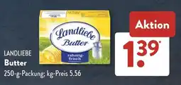 Aldi Süd LANDLIEBE Butter Angebot