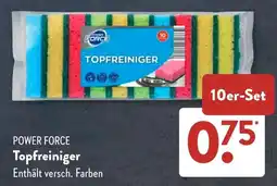 Aldi Süd POWER FORCE Topfreiniger Angebot