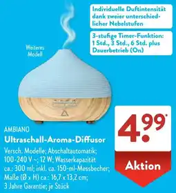 Aldi Süd AMBIANO Ultraschall-Aroma-Diffusor Angebot