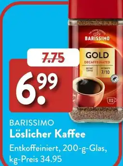 Aldi Süd BARISSIMO Löslicher Kaffee Angebot