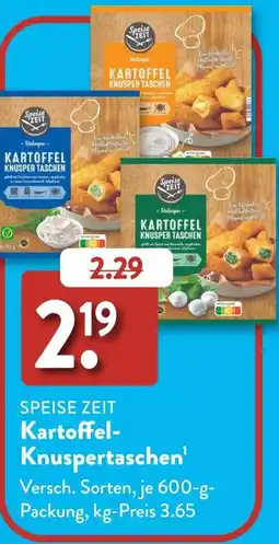 Aldi Süd SPEISE ZEIT Kartoffel- Knuspertaschen Angebot