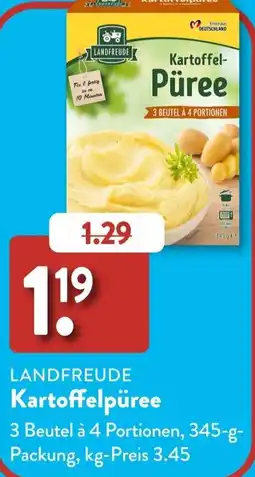 Aldi Süd LANDFREUDE Kartoffelpüree Angebot