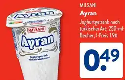 Aldi Süd MILSANI Ayran Angebot