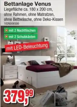 Möbelfundgrube Bettanlage Venus Angebot