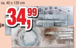 Möbelfundgrube Ölgemälde ca. 40 x 120 cm Angebot