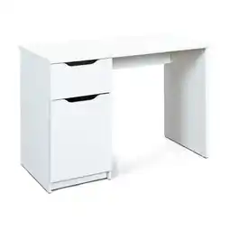 Netto Marken-Discount Inter Link Schreibtisch Westphalen 1 Tür und 1 Schublade in weiss Angebot