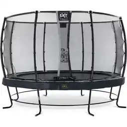 Netto Marken-Discount EXIT Elegant Premium 366 (12ft) + Sicherheitsnetz Deluxe RUND schwarz Angebot