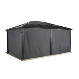 Netto Marken-Discount Sojag Pavillon Meridien 12x16 Vorhänge Angebot