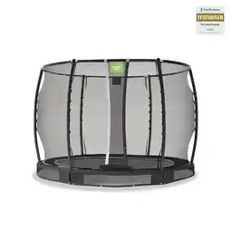 Netto Marken-Discount EXIT Allure Premium Bodentrampolin ø305cm - schwarz Angebot