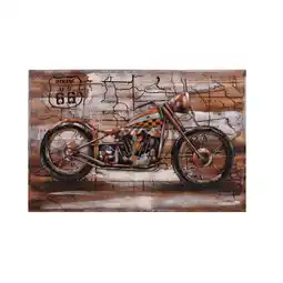 Netto Marken-Discount Harms Import & Vertriebs GmbH & Co. KG - 3D Metallbild Motorrad Angebot