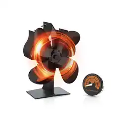 Netto Marken-Discount Brandson Kaminventilator, mit Thermometer, 4 Rotorblätter, stromlos, leise Angebot