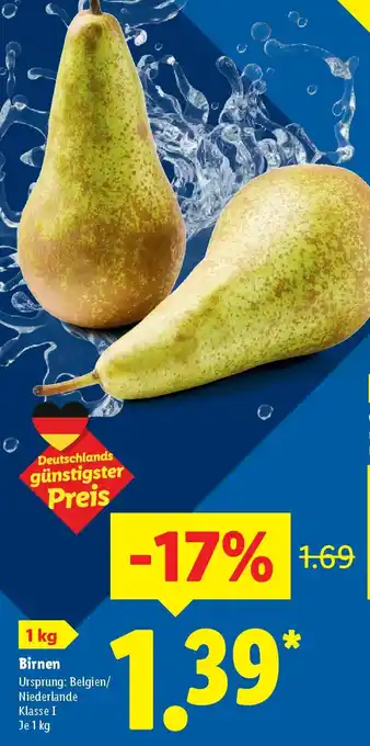 Lidl Birnen Angebot