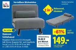 Lidl Homcom Schlafsessel Angebot