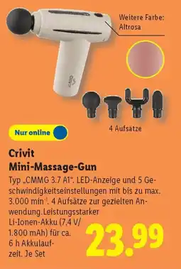 Lidl Crivit Mini-Massage-Gun Angebot