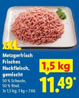 Lidl Metzgerfrisch Frisches Hackfleisch, gemischt Angebot