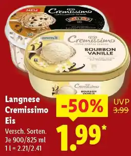 Lidl Langnese Cremissimo Eis Angebot
