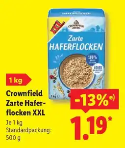 Lidl Crownfield Zarte Haferflocken XXL Angebot
