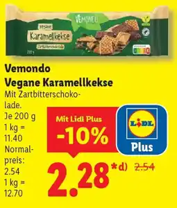 Lidl Vemondo Vegane Karamellkekse Angebot