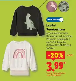 Lidl Lupilu Sweatpullover Angebot