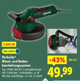 Lidl Parkside Wand- und Bodenbearbeitungssystem Angebot