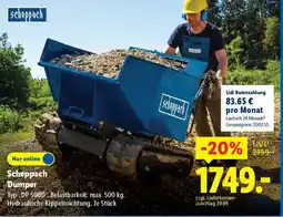 Lidl Scheppach Dumper Angebot