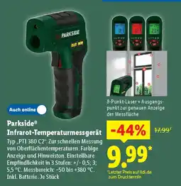 Lidl Parkside Infrarot-Temperaturmessgerät Angebot