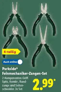 Lidl Parkside Feinmechaniker-Zangen-Set Angebot