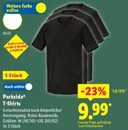 Lidl Parkside T-Shirts Angebot