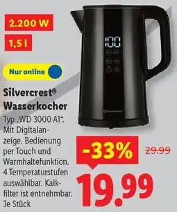 Lidl Silvercrest Wasserkocher Angebot