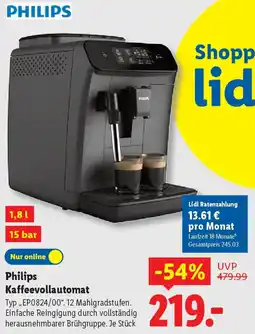 Lidl Philips Kaffeevollautomat Angebot