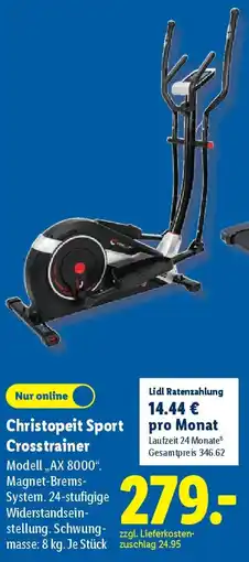 Lidl Christopeit Sport Crosstrainer Angebot