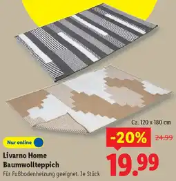 Lidl Livarno Home Baumwollteppich Angebot