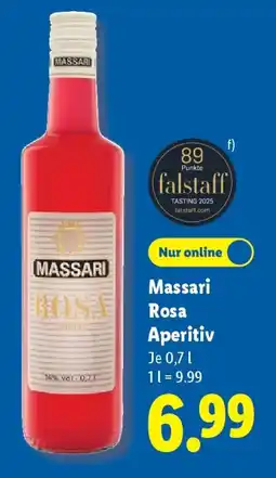 Lidl Massari Rosa Aperitiv Angebot