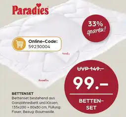 Möbel Buss Paradies bettenset Angebot