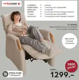 Möbel Buss Comfortmaster tv-sessel Angebot