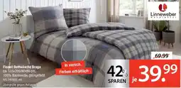 Zurbrüggen Linneweber Flanell Bettwäsche Braga Angebot