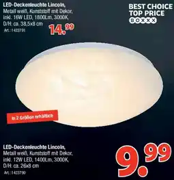Zurbrüggen Boxxx LED-Deckenleuchte Lincoln Angebot
