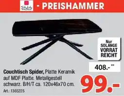 Zurbrüggen Stylife Couchtisch Spider Angebot