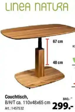 Zurbrüggen LINEA NATURA Couchtisch Angebot