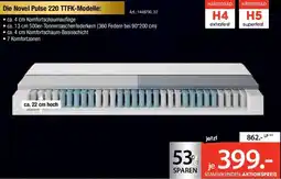 Zurbrüggen Matratze Die Novel Pulse 220 TTFK-Modelle Angebot