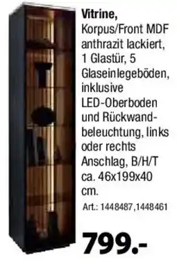 Zurbrüggen Dieter Knoll Vitrine Angebot