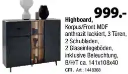 Zurbrüggen Dieter Knoll Highboard Angebot