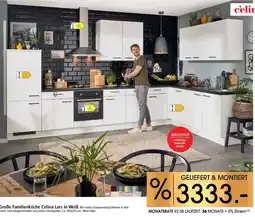 Zurbrüggen Große Familienküche Celina Lars in Weiß Angebot