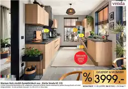 Zurbrüggen Warmes Holz strahlt Gemütlichkeit aus - Küche Venda VE 220 Angebot