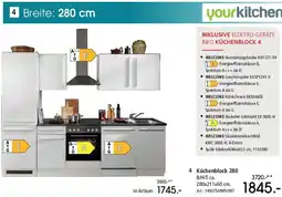 Zurbrüggen Küchenblock 280 Angebot